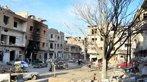 ຊີຣີດັບສູນພາກສ່ວນລຸກ ຮຶ້ຂຶ້ນເກືອບ 80 ຄົນ ຢູ່ Homs